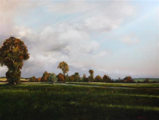 B. Guaitamacchi oil,  After the storm near Dedham, Essex(-)